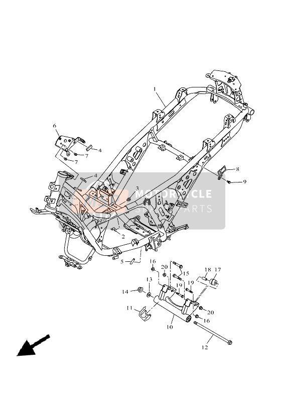 Yamaha XMAX 125 TECH MAX 2021 Cuadro para un 2021 Yamaha XMAX 125 TECH MAX